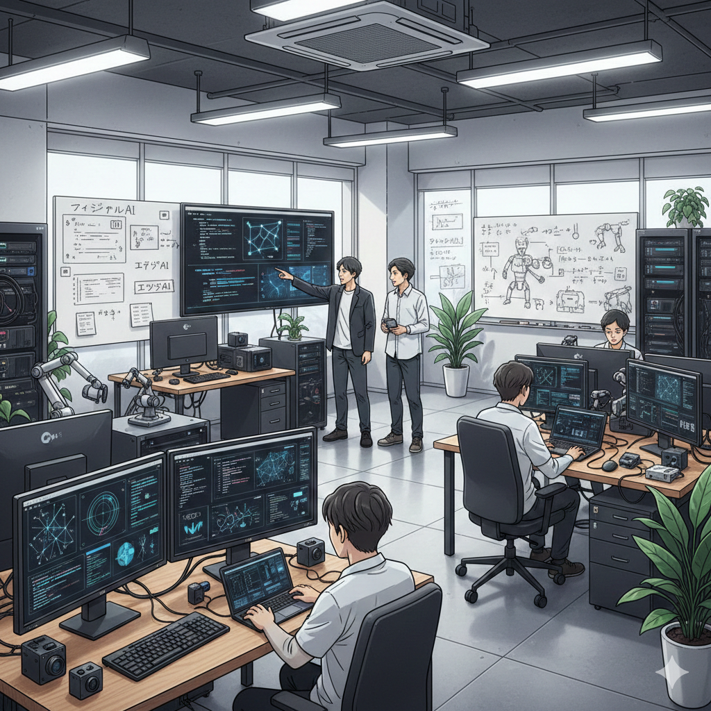 研究室のようなオフィス